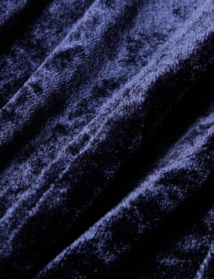 ALAIA Curved Neckline Velvet Maxi Dress