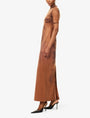 ACNE STUDIOS Dueda Printed Faux-Suede Maxi Dress