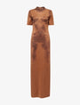 ACNE STUDIOS Dueda Printed Faux-Suede Maxi Dress