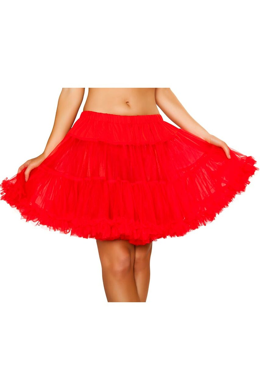 Mid-Length Red Petticoat