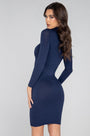 Classic Turtle Neck Midi Dress