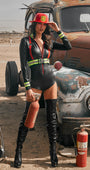 Hot Fire Woman Costume