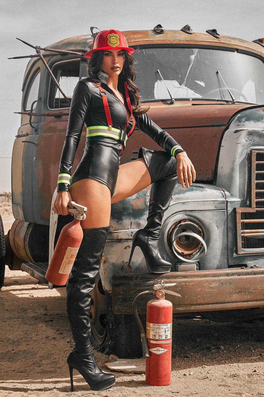 Hot Fire Woman Costume