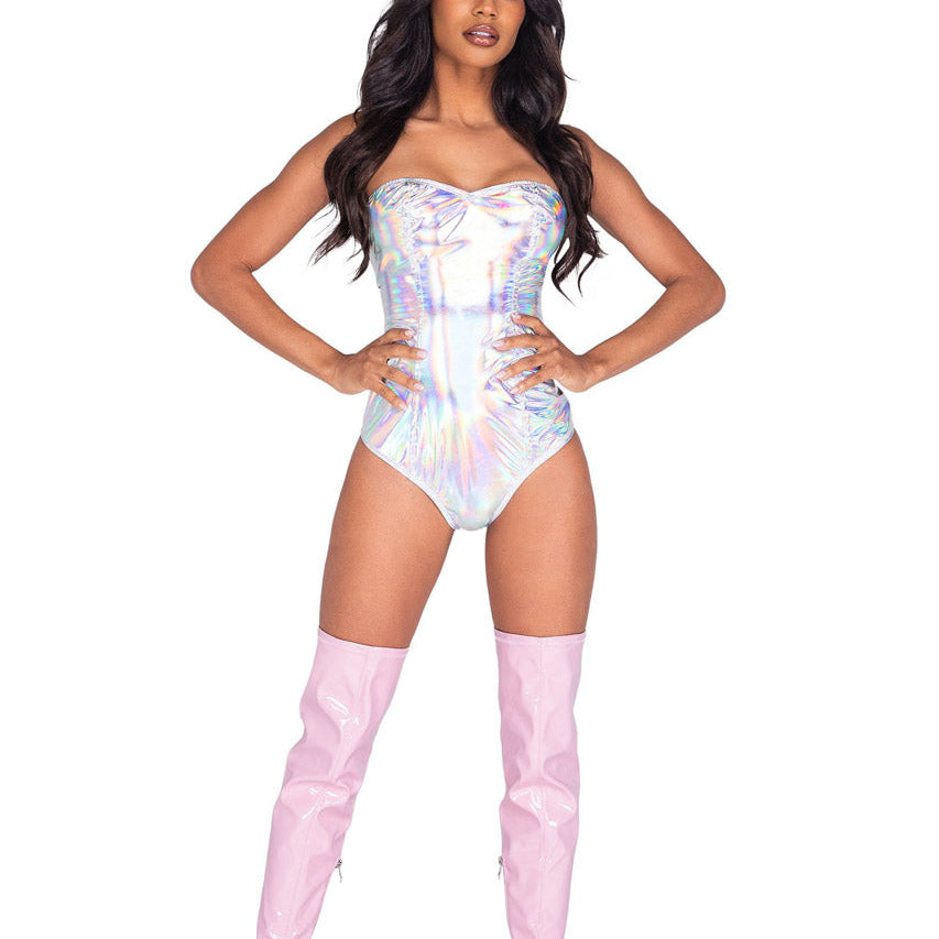 Sexy Holographic Bunny Costume