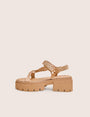 Hazard Natural Raffia Chunky Dad Sandals
