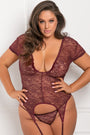 Plus Size Finest of All Garter Chemise