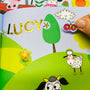Rachel Ellen - On The Farm Sticker Scene Coloring and Activity Book