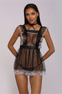 Mesh Babydoll Maid