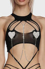 Chain Harness and Heart Pasties