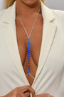 Blue Chain Body Harness