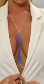 Blue Chain Body Harness