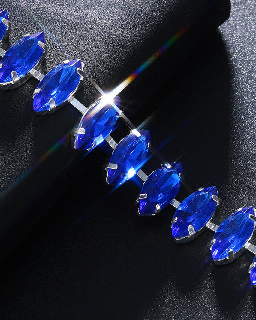 Blue Chain Body Harness