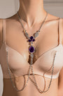 Purple Jewel Body Jewelry
