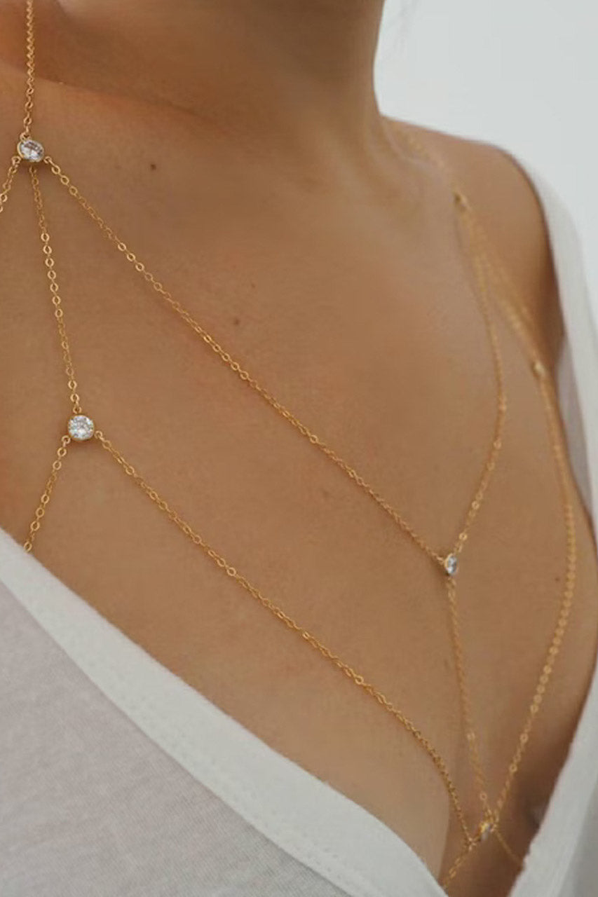 Draped Bust Body Chain