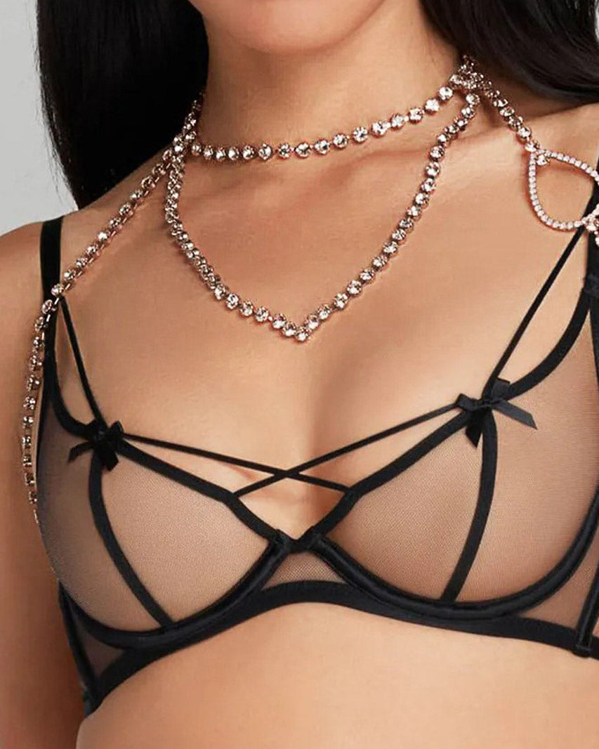 Draped O-Ring Harness Jewelry