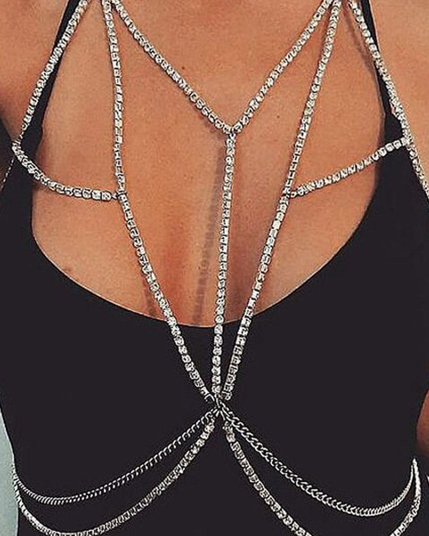 Ultra Strappy Body Chain Harness