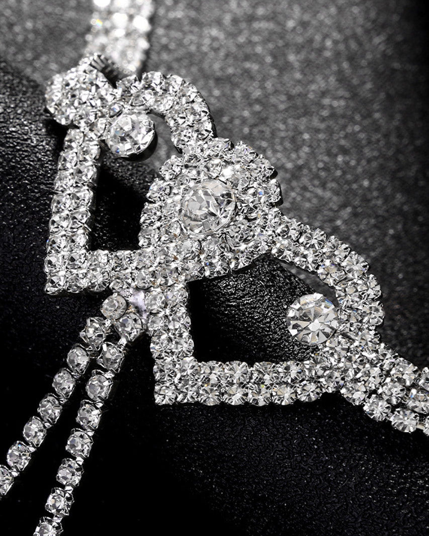 Underbust Draped Chain Harness