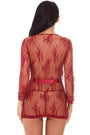 Delicate Lace Short Robe