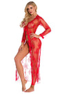 Long Lace Babydoll Robe
