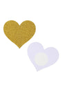 Gold Glitter Heart Pasties