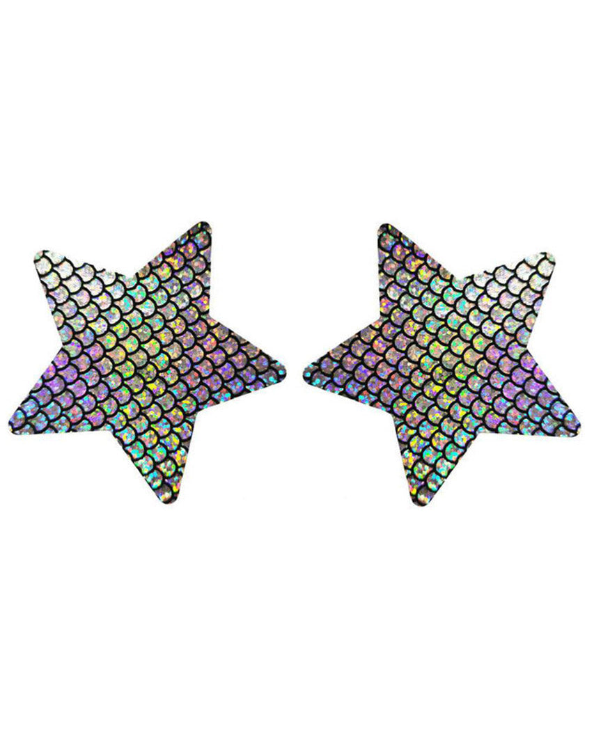 Mermaid Scale Star Pasties