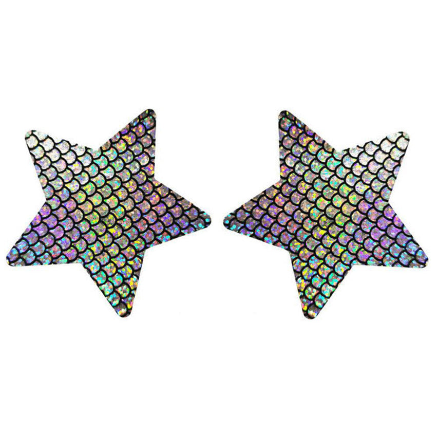 Mermaid Scale Star Pasties