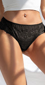 Floral Lace Thong Panty