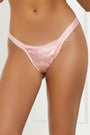 Satin Lace-Up Panty