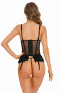 Skirted Lace Bustier Set