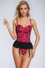 Skirted Lace Bustier Set