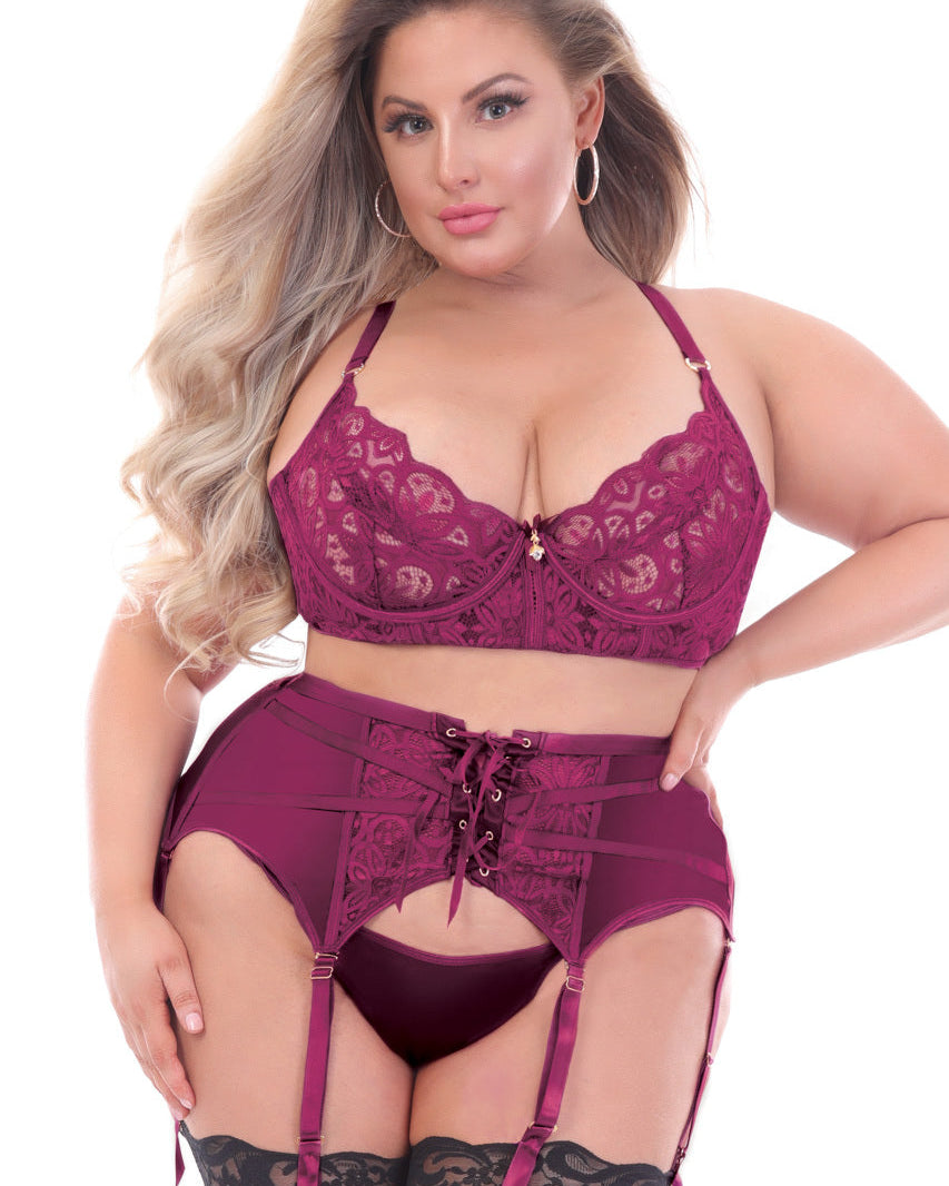 Plus Size Starstruck Bra and Panty Set