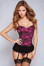 Skirted Lace Bustier Set
