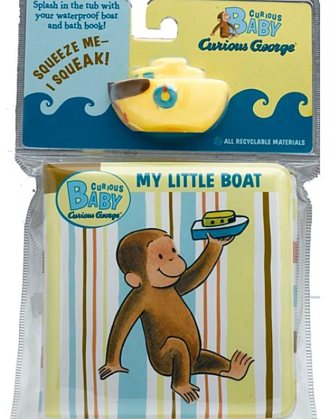 Curious Baby My Little Boat: Curious George Bath Book with Toy [With Boat]