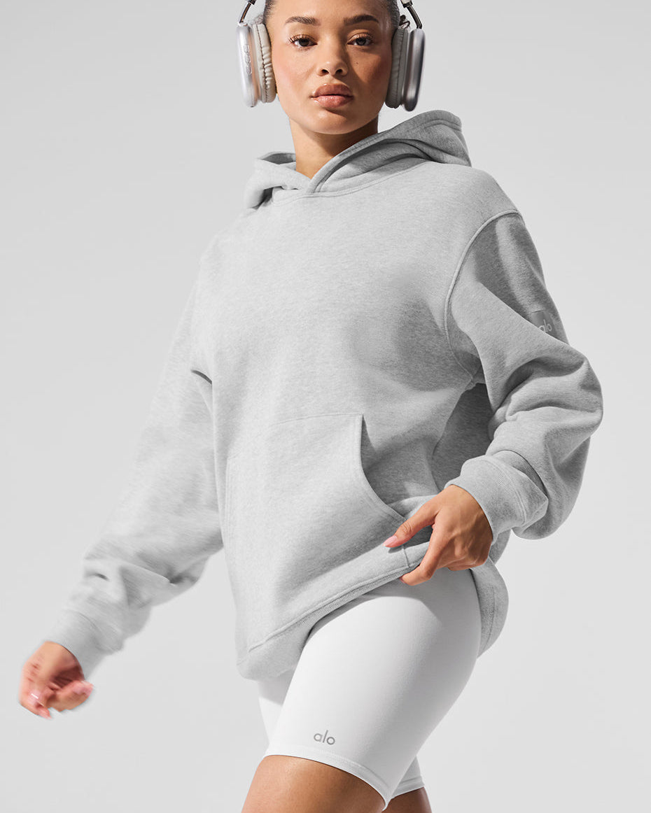 Renown Heavy Weight Hoodie - Athletic Heather Grey