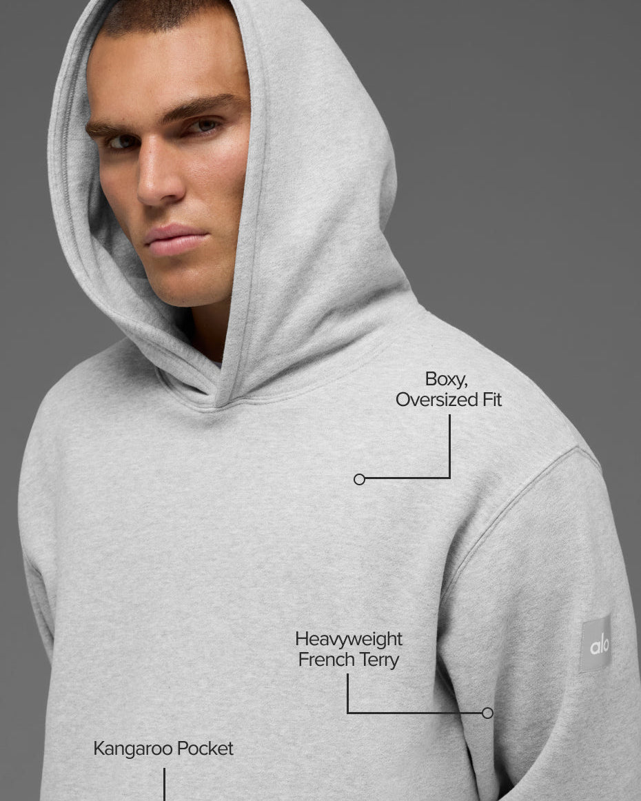 Renown Heavy Weight Hoodie - Athletic Heather Grey