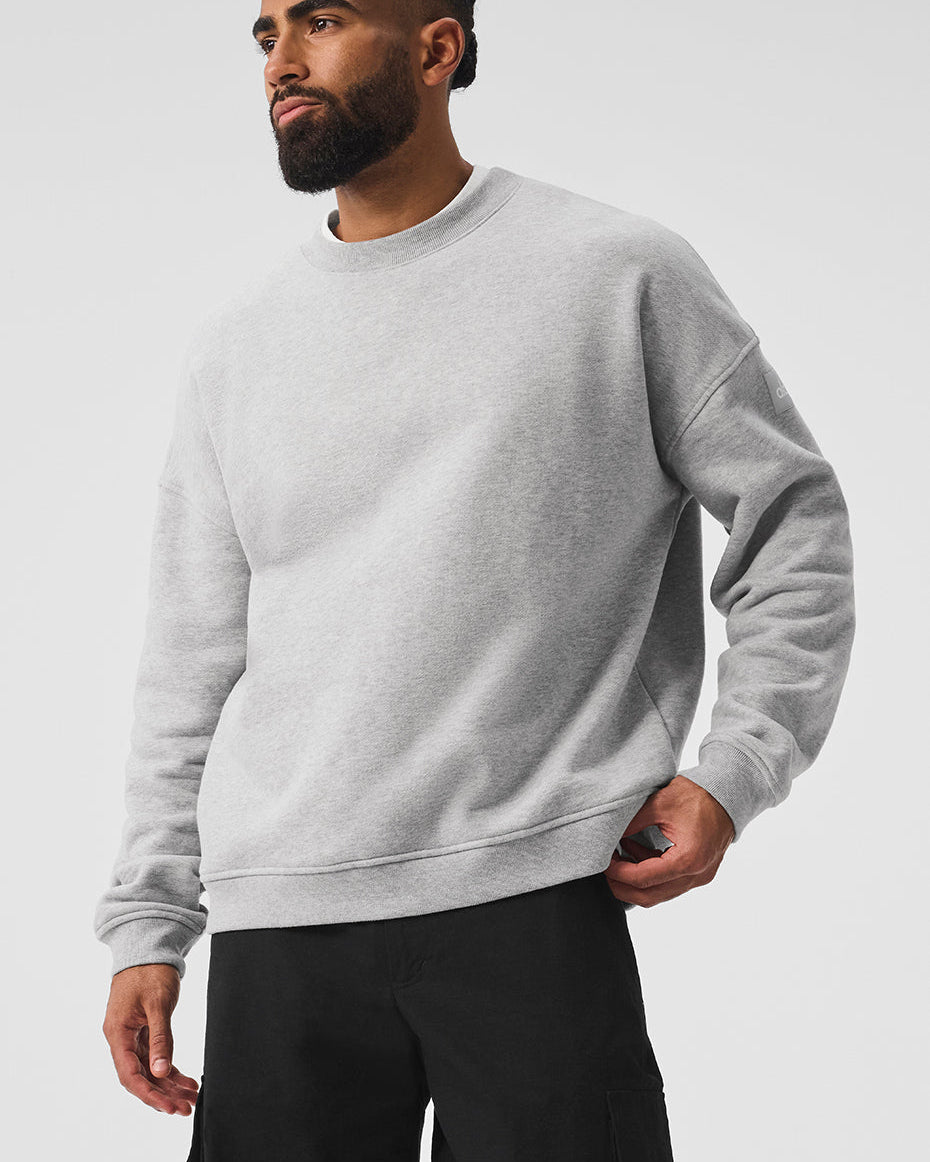 Renown Heavy Weight Crew Neck Pullover - Athletic Heather Grey