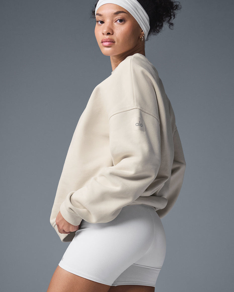 Renown Heavy Weight Crew Neck Pullover - Bone