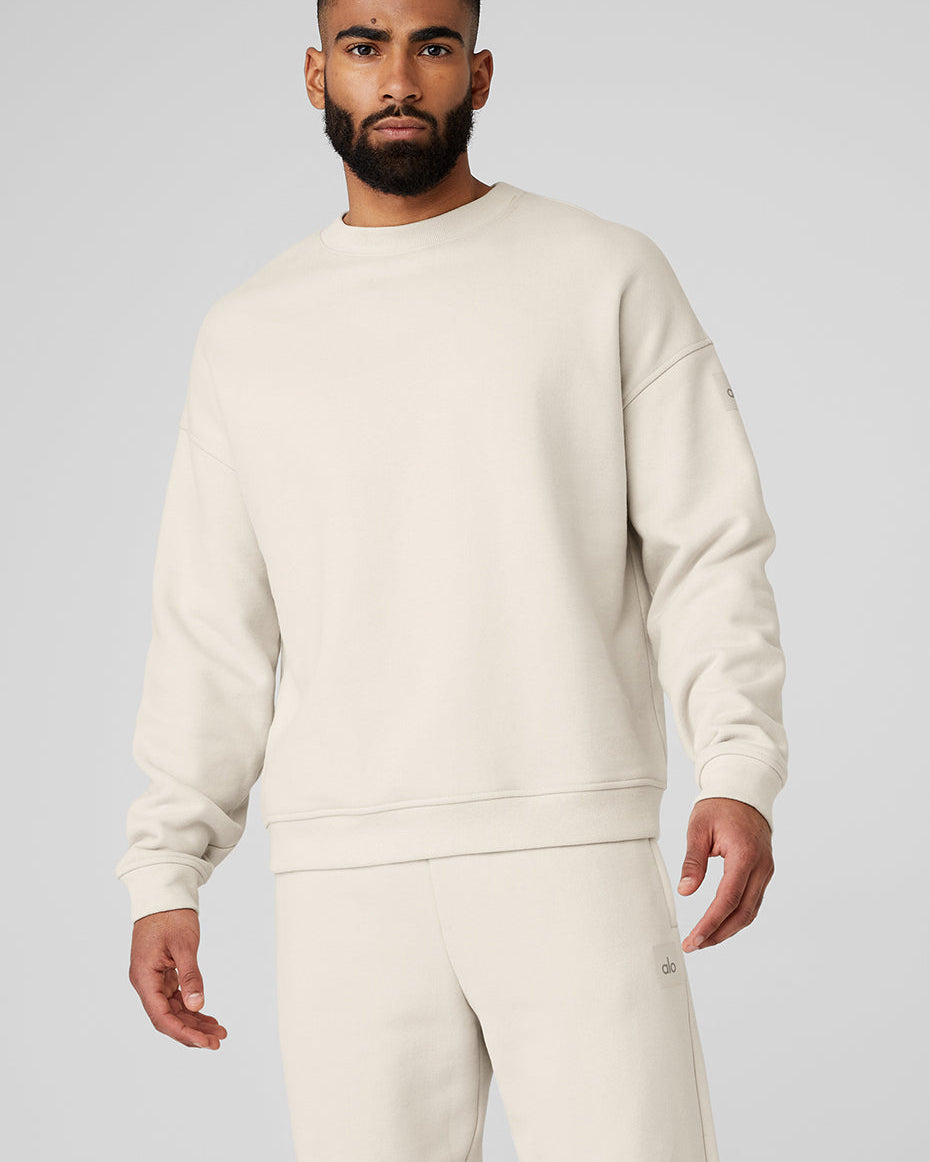 Renown Heavy Weight Crew Neck Pullover - Bone