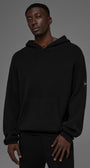 Scholar Hooded Sweater - Black