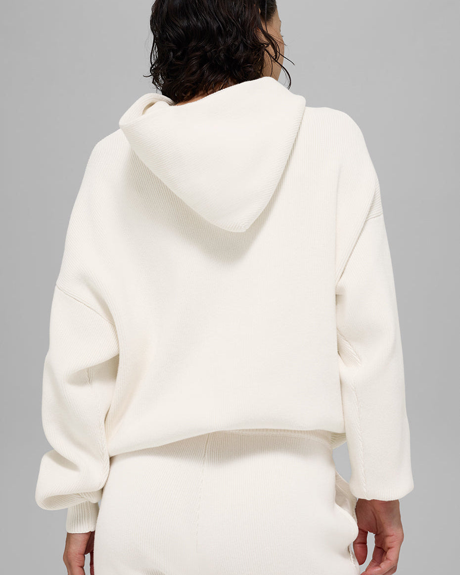 Scholar Hooded Sweater - Ivory