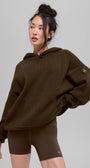 Scholar Hooded Sweater - Espresso