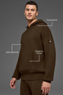 Scholar Hooded Sweater - Espresso