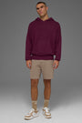 Scholar Hooded Sweater - Burgundy