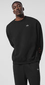 Accolade Crew Neck Pullover - Black