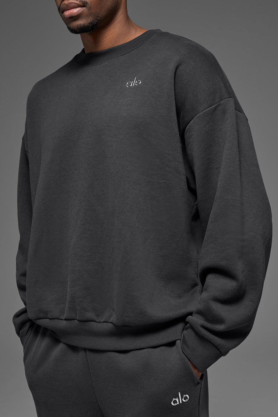 Accolade Crew Neck Pullover - Anthracite