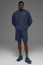 Accolade Crew Neck Pullover - Navy