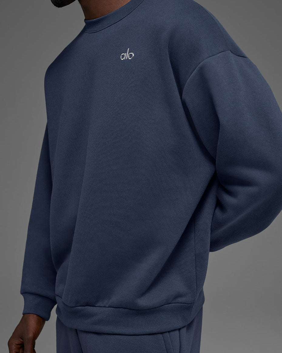 Accolade Crew Neck Pullover - Navy