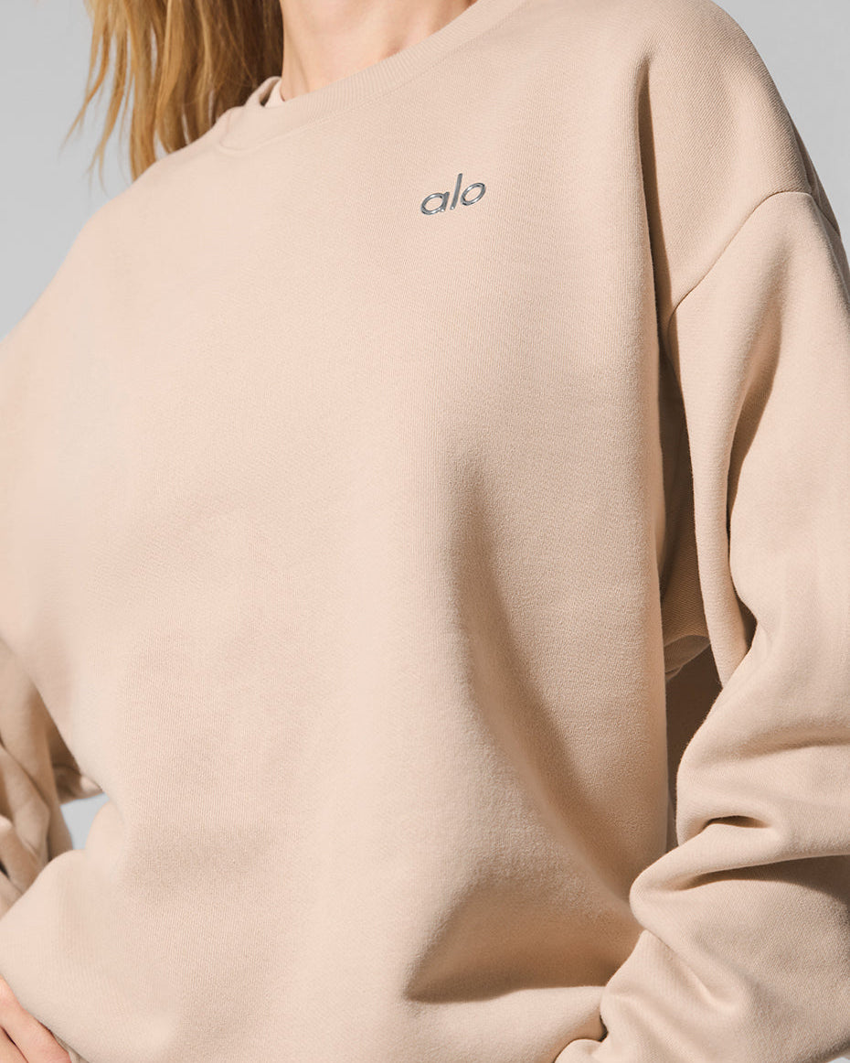 Accolade Crew Neck Pullover - Macadamia