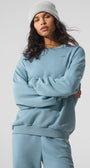 Accolade Crew Neck Pullover - Celestial Blue