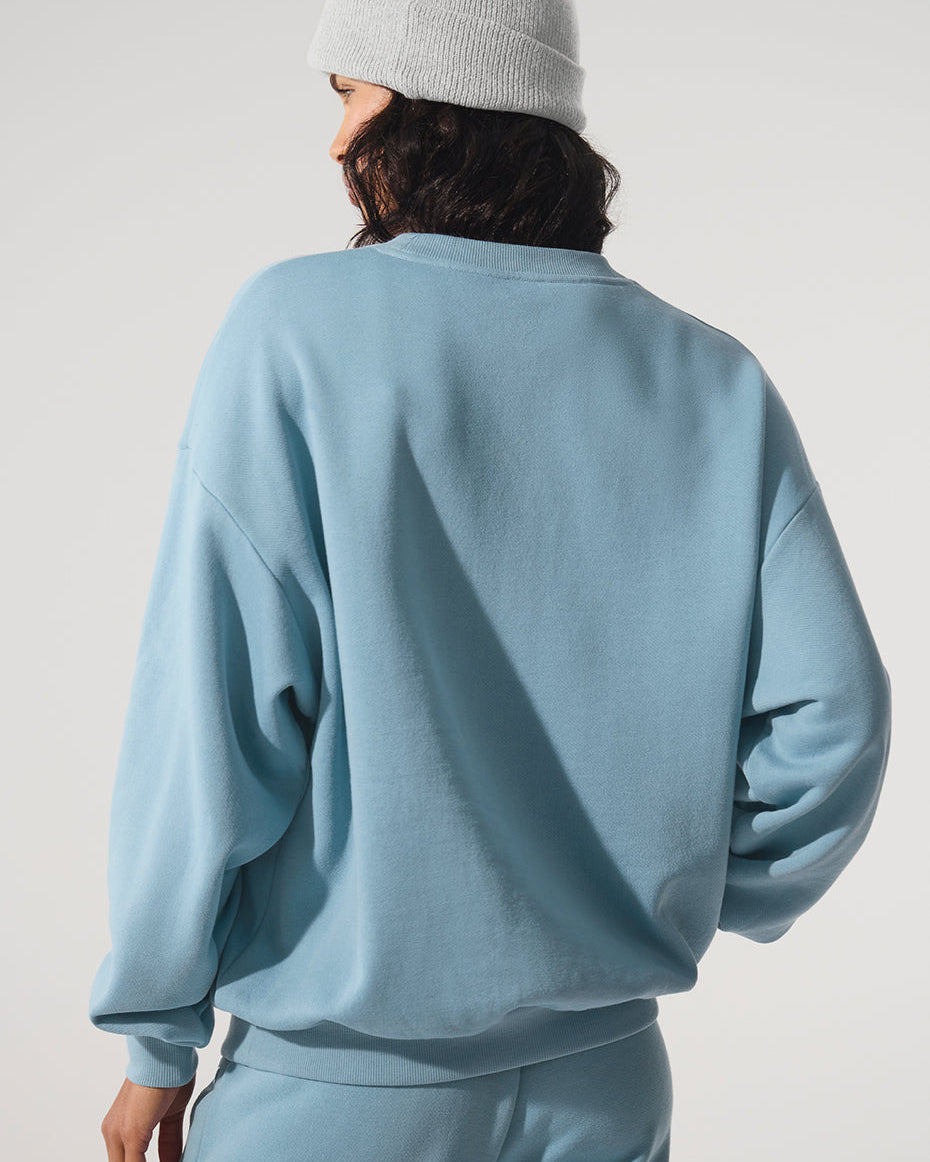 Accolade Crew Neck Pullover - Celestial Blue